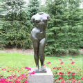 Western popular casting metal bronze female bust for sale